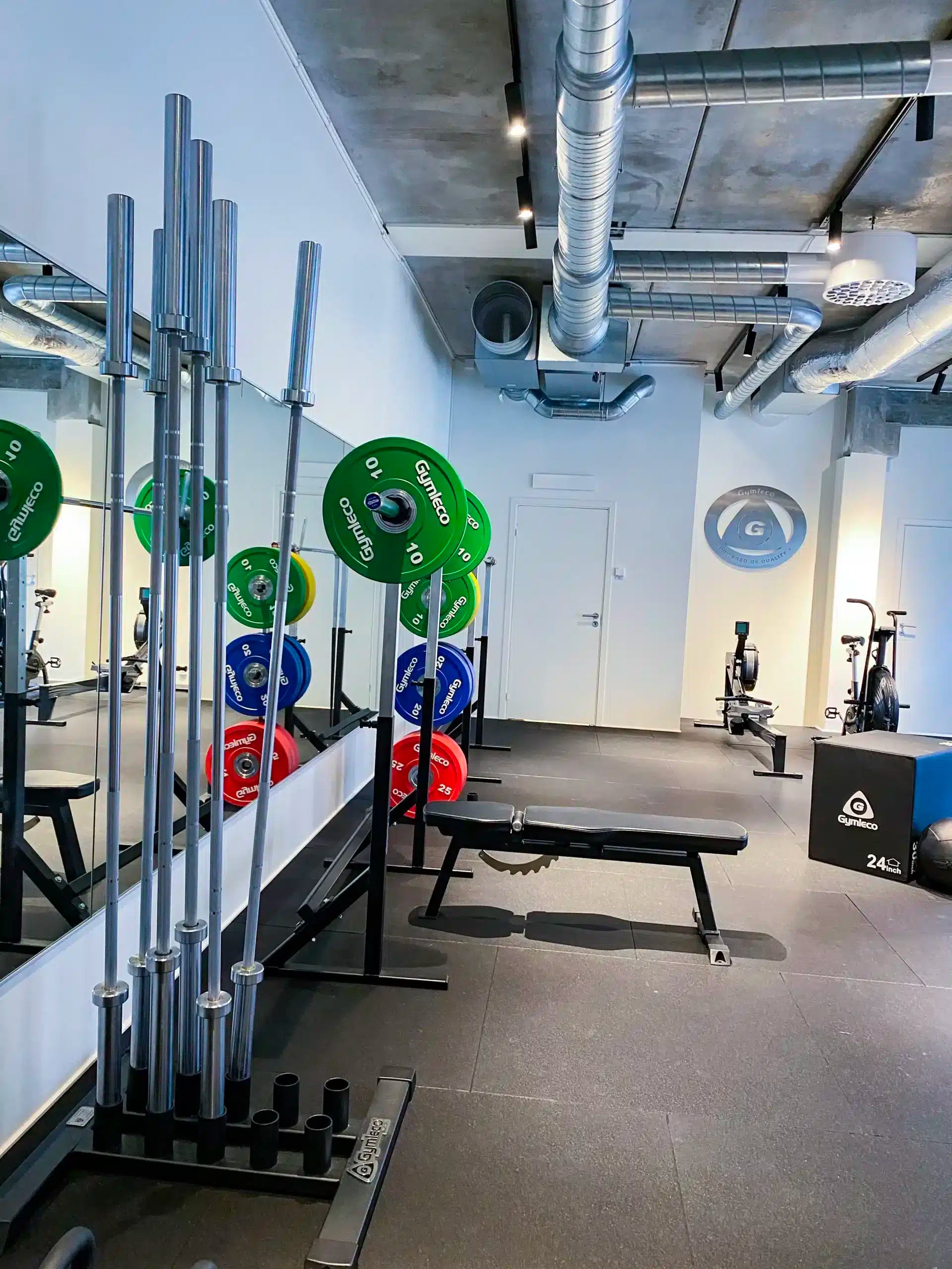 Gymleco Barbell Rack 10 Places skivstangstativ stående