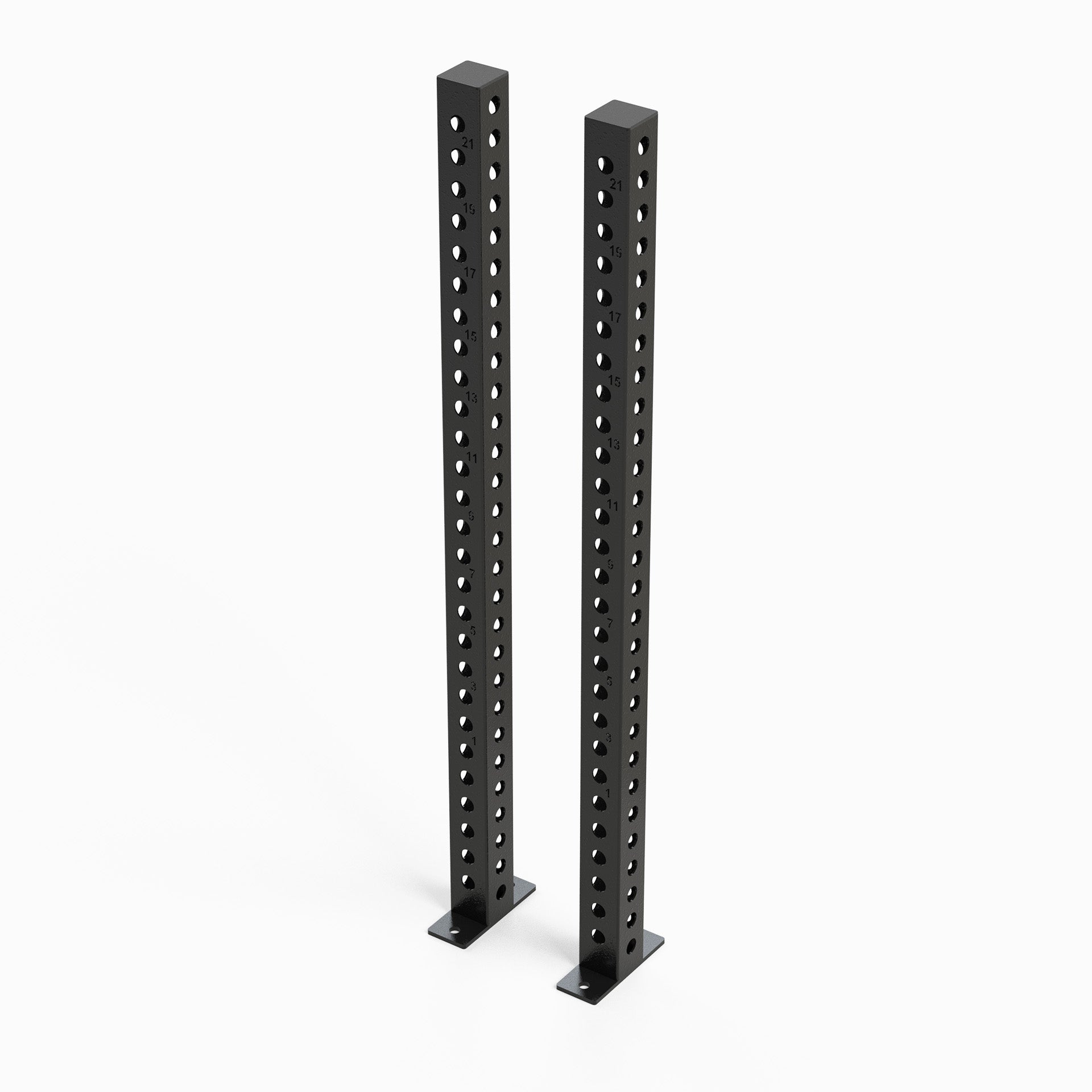 REP Fitness Omni Rack stolper par 80" metallic black
