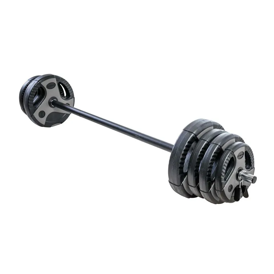 US Weight 54 lb vektstangsett grå 140 cm stang