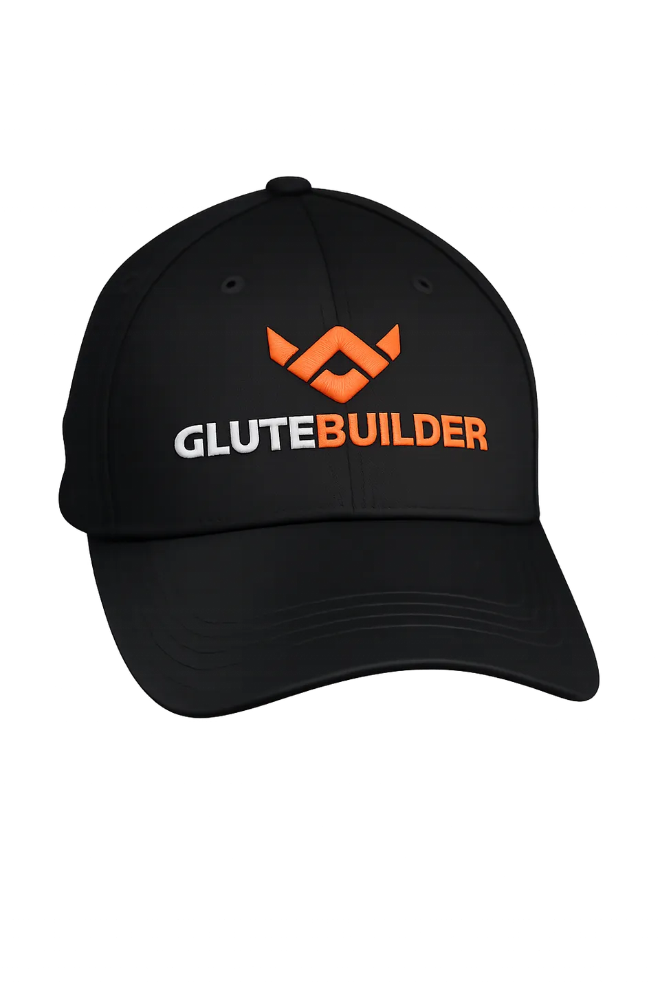 GluteBuilder Meraki caps svart justerbar brodert