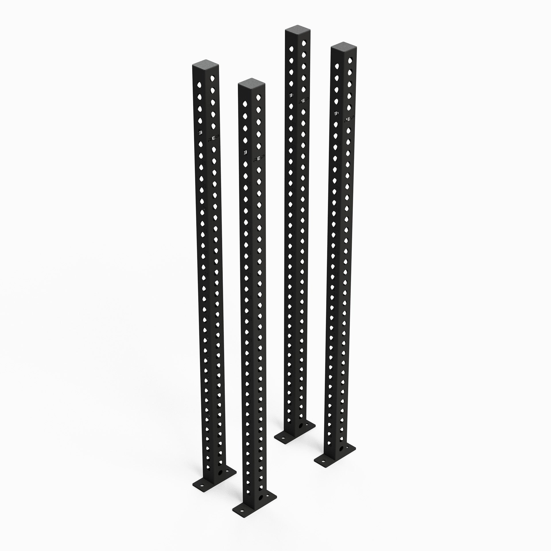 REP Fitness Apollo Rack Uprights 80" metallic black