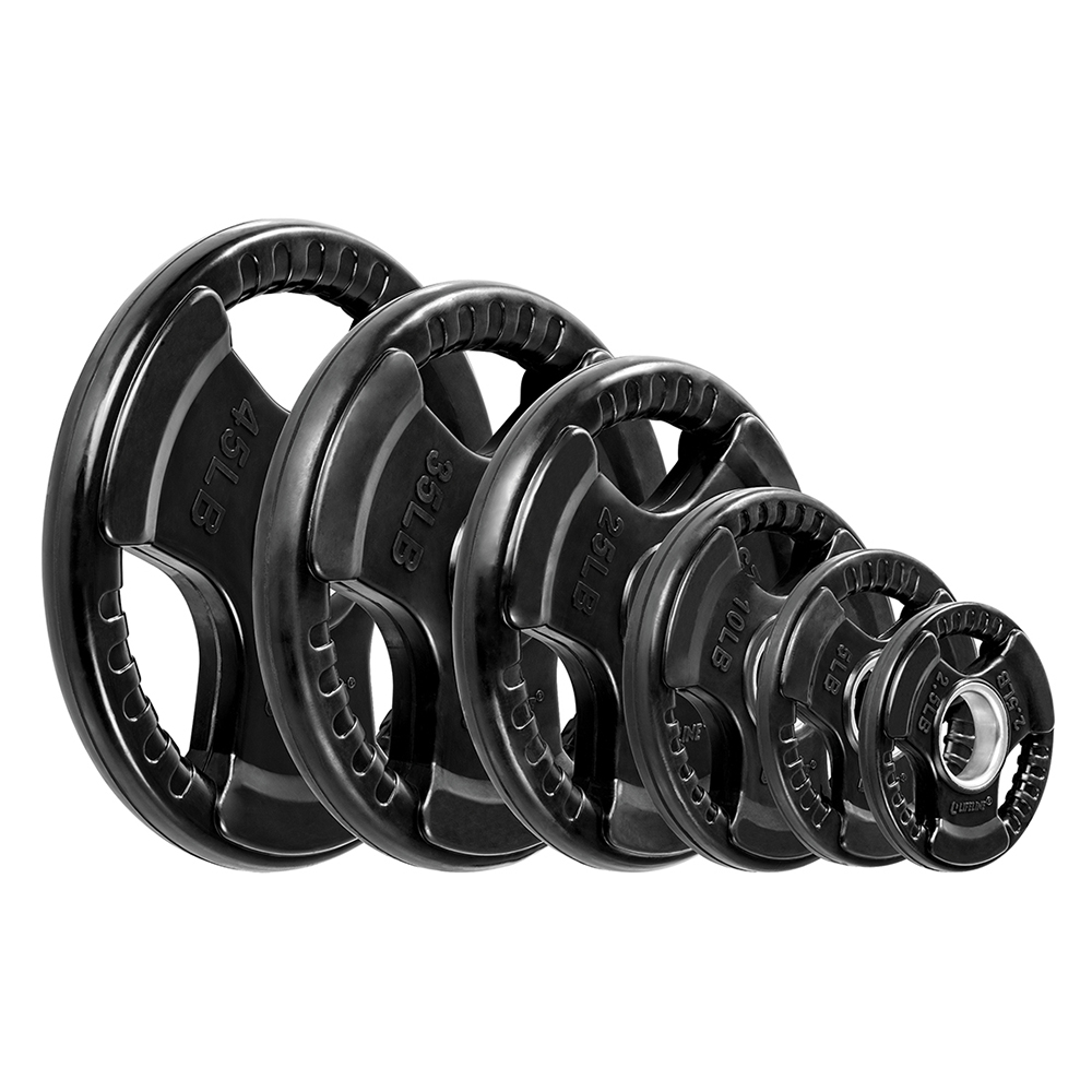 Lifeline Rubber Grip 10LB vektskive 4,5 kg gummi