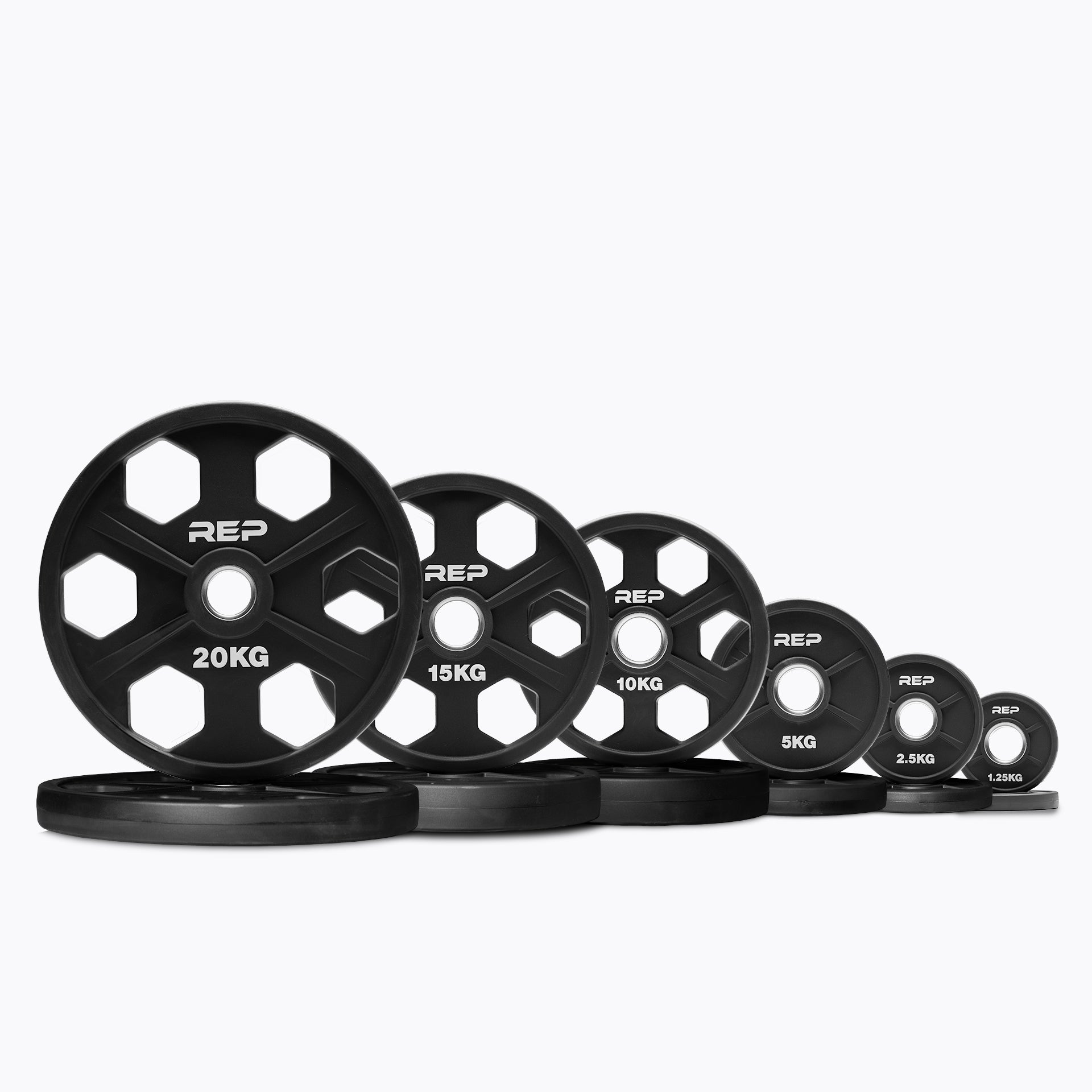REP Fitness Equalizer vektskivesett 76 kg uretan